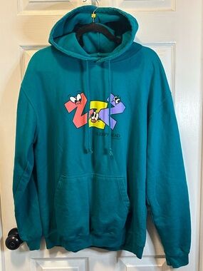 Cavetown Teal Graphic Hoodie Sweatshirt - Unisex Size Large